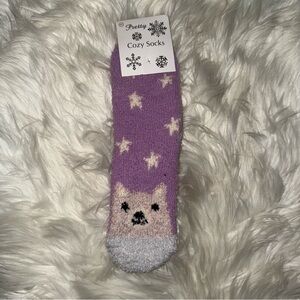 ✨✨5/$10✨✨ Kids Cozy Socks - Purple and Gray New